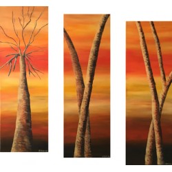 Triptyque - Arbres de la savane 1&2&3