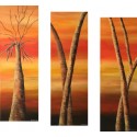 Triptyque - Arbres de la savane 1&2&3