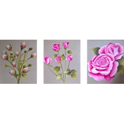 Triptyque - Bouquets de roses 1&2&3